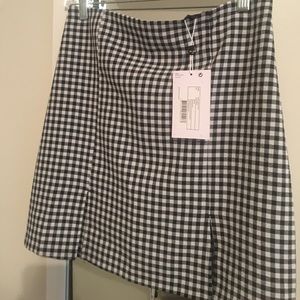 Monki Gingham Skirt